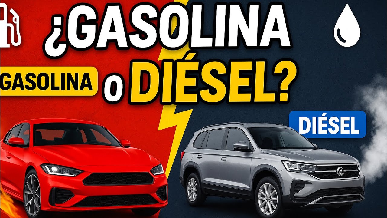 “¿Motor gasolina o diésel? 🚗 Comparativa completa 2025”