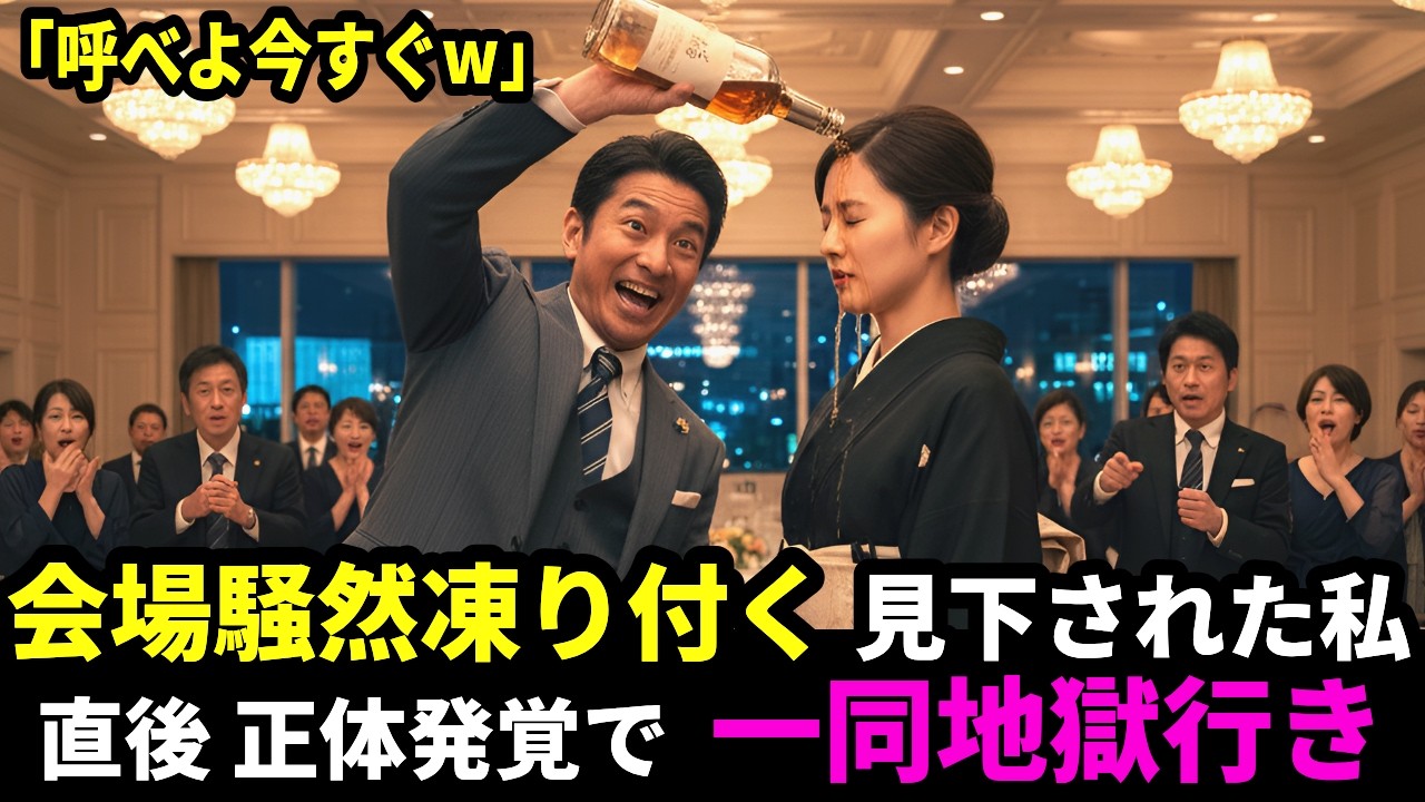 「お前んち、ヤクザだっけ？w」同窓会で嘲笑された私。5分後、黒塗り高級車30台が到着し顔面蒼白に【スカッとする話】