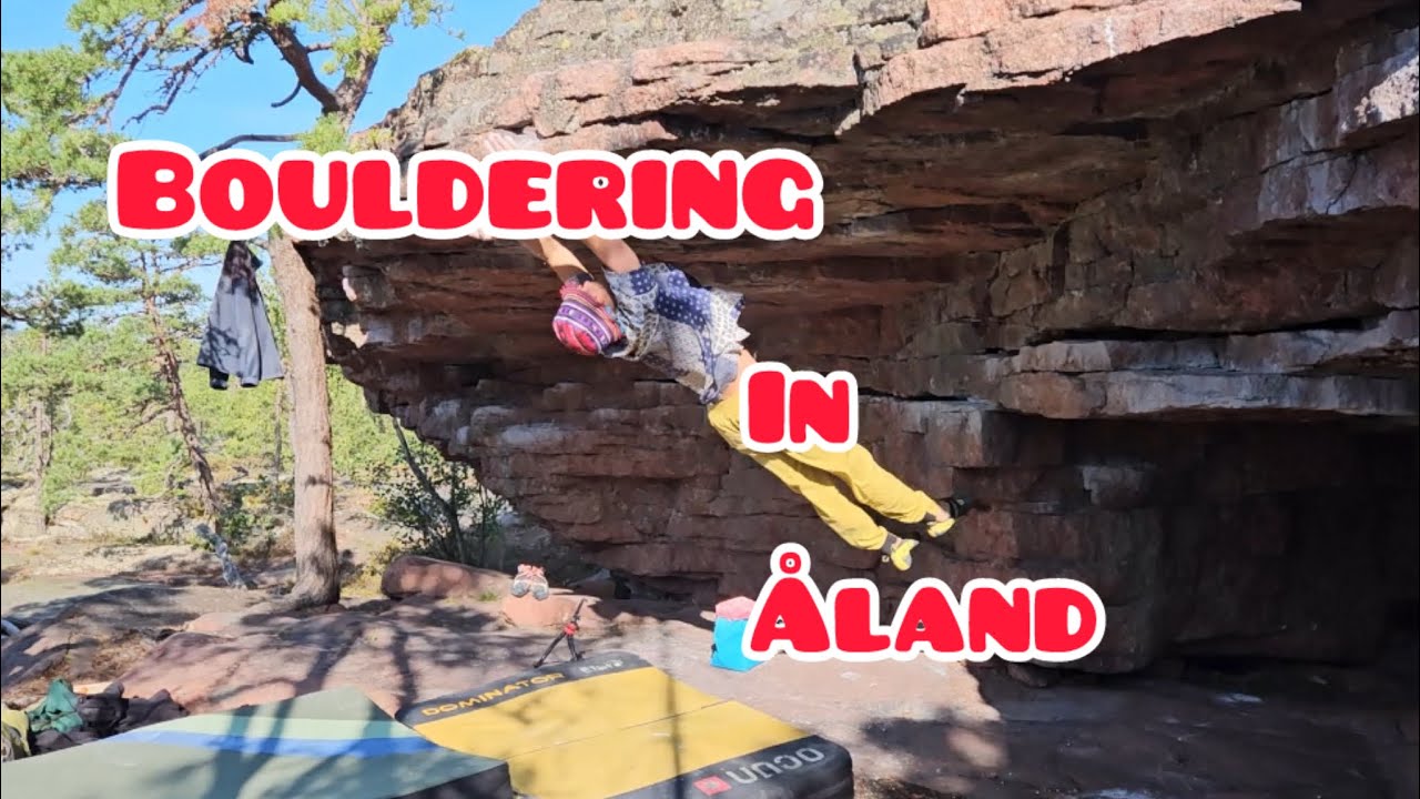 Finland bouldering in Åland