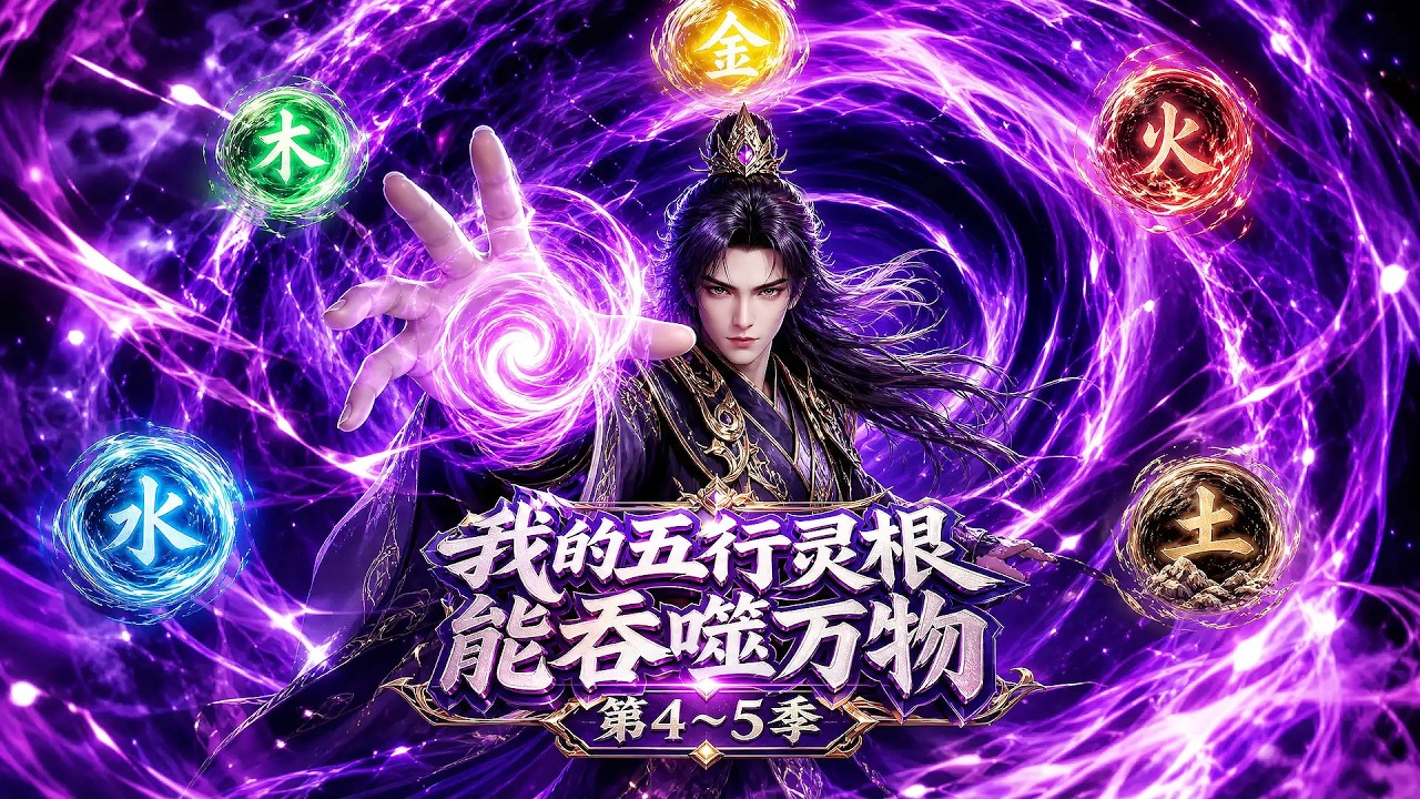 第4~5季丨精彩動漫來襲！廢材小夥覺醒吞噬能力，​​一路吞噬把廢靈根進化成神品。 #動漫 #修仙