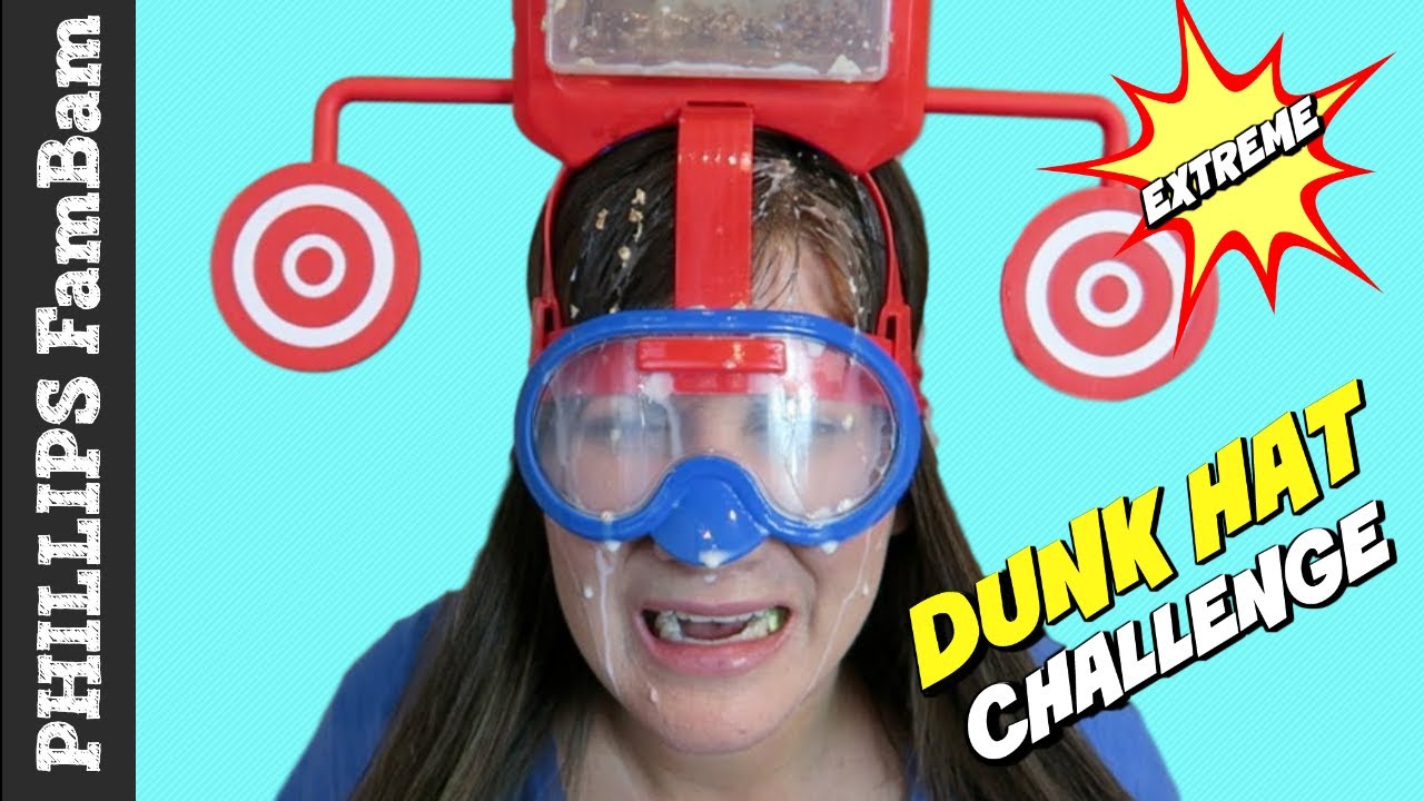 EXTREME DUNK HAT CHALLENGE | FAMILY FUN GAME |  PHILLIPS FamBam Challenges