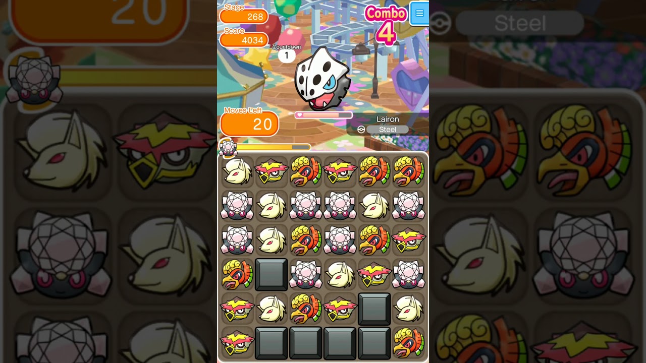 Pokémon Shuffle - Farming S Ranks in Main Stages - 20191212
