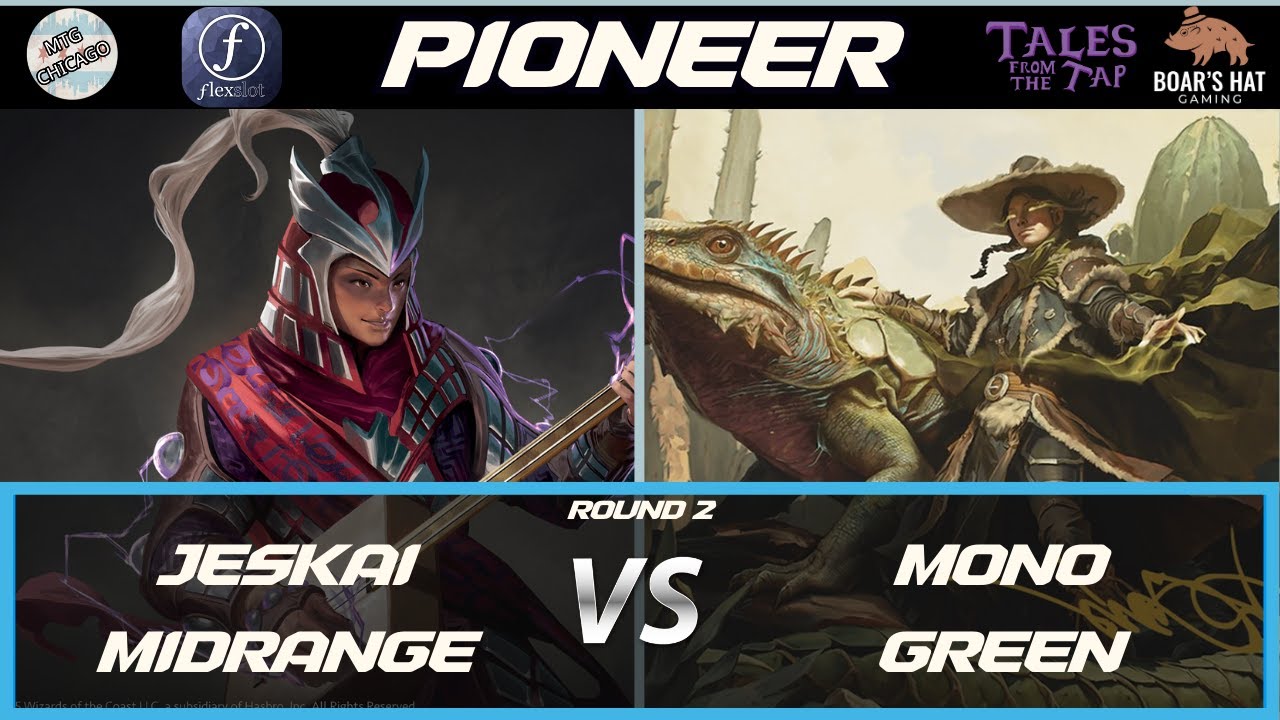Jeskai Midrange VS Mono Green Devotion [MTG Pioneer Round 2]