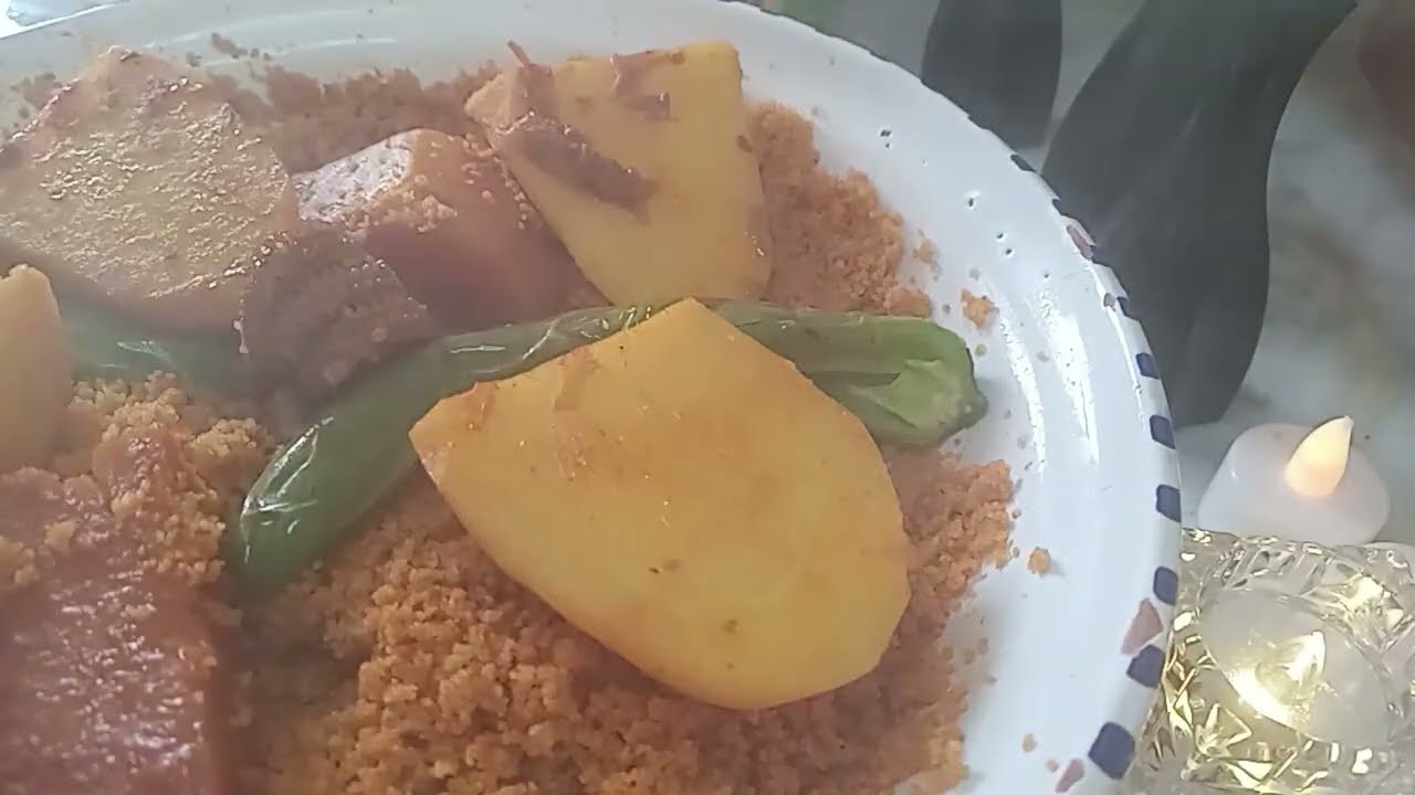 كسكسي بالصوبيا او الشوابي بنة على بنة