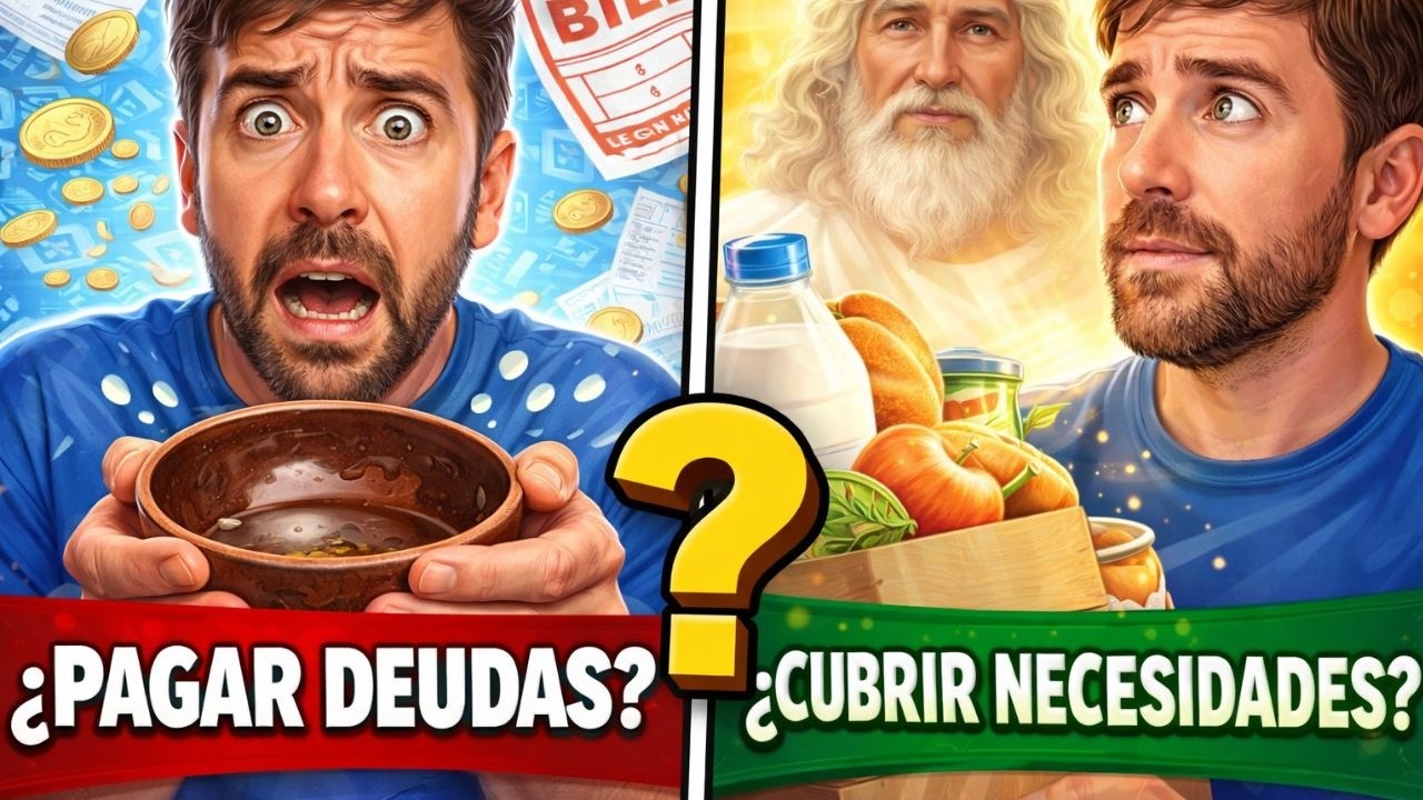 La mentalidad que te mantiene en escasez según la Biblia | ¿Pagar deudas o comer?