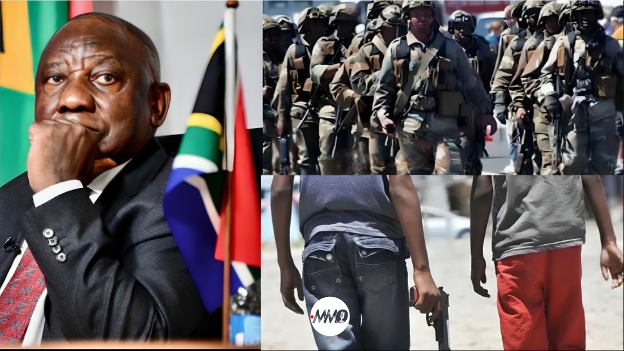 ⬇︎Afurika y’Epfo:Amabandi yayogoje imijyi Police yarananiwe! ubu ni urugamba rweruye n’abasirikare