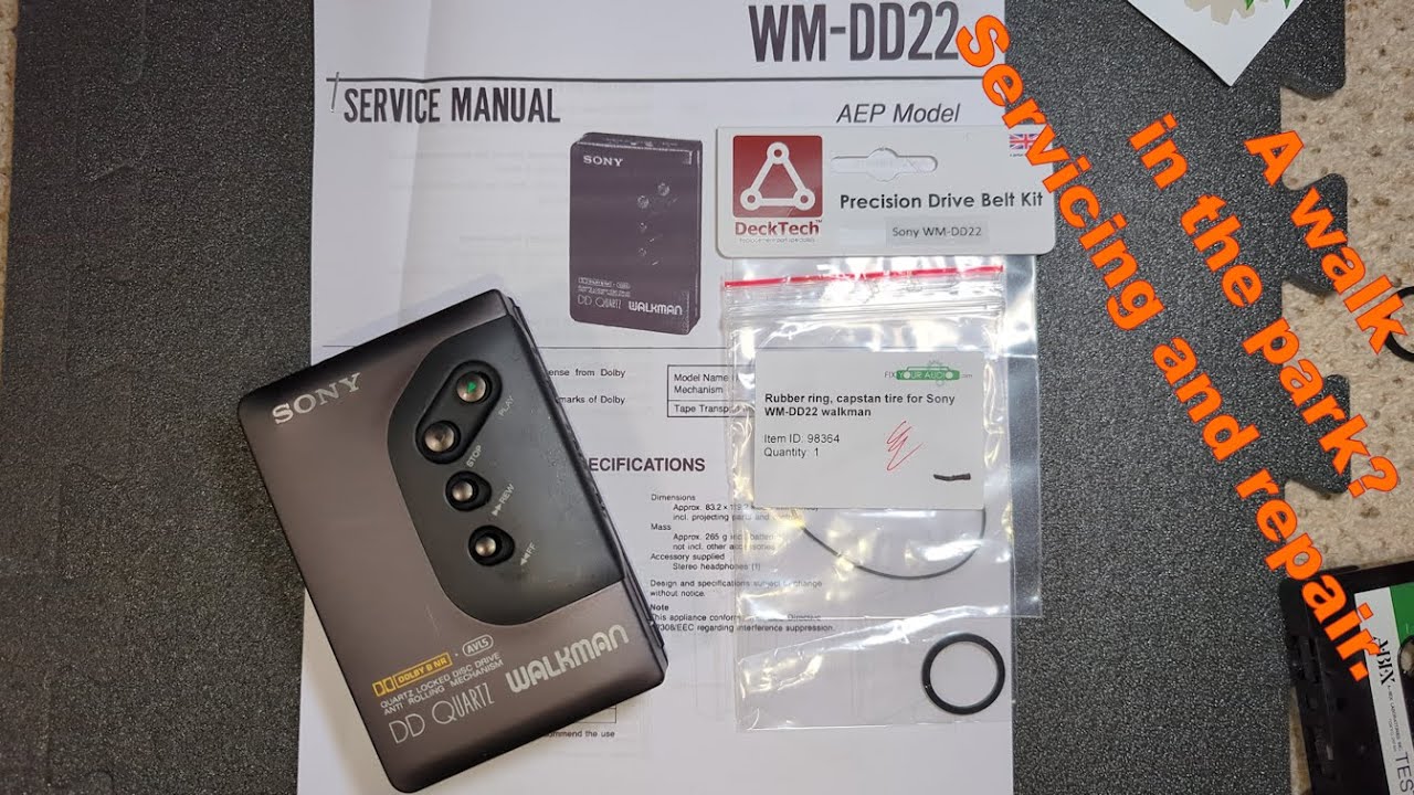 Sony WM-DD22 Walkman - Great to work on...