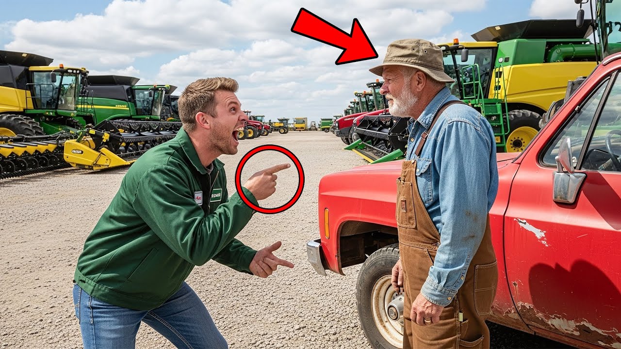 Drove Rusty Pickup to Dealership… They Laughed, Then He Bought Best 3 Machines