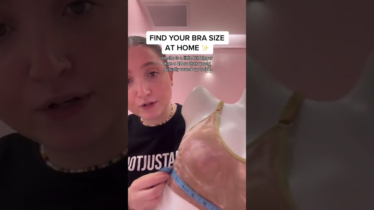 how to find your bra size at home in less than 1 minute