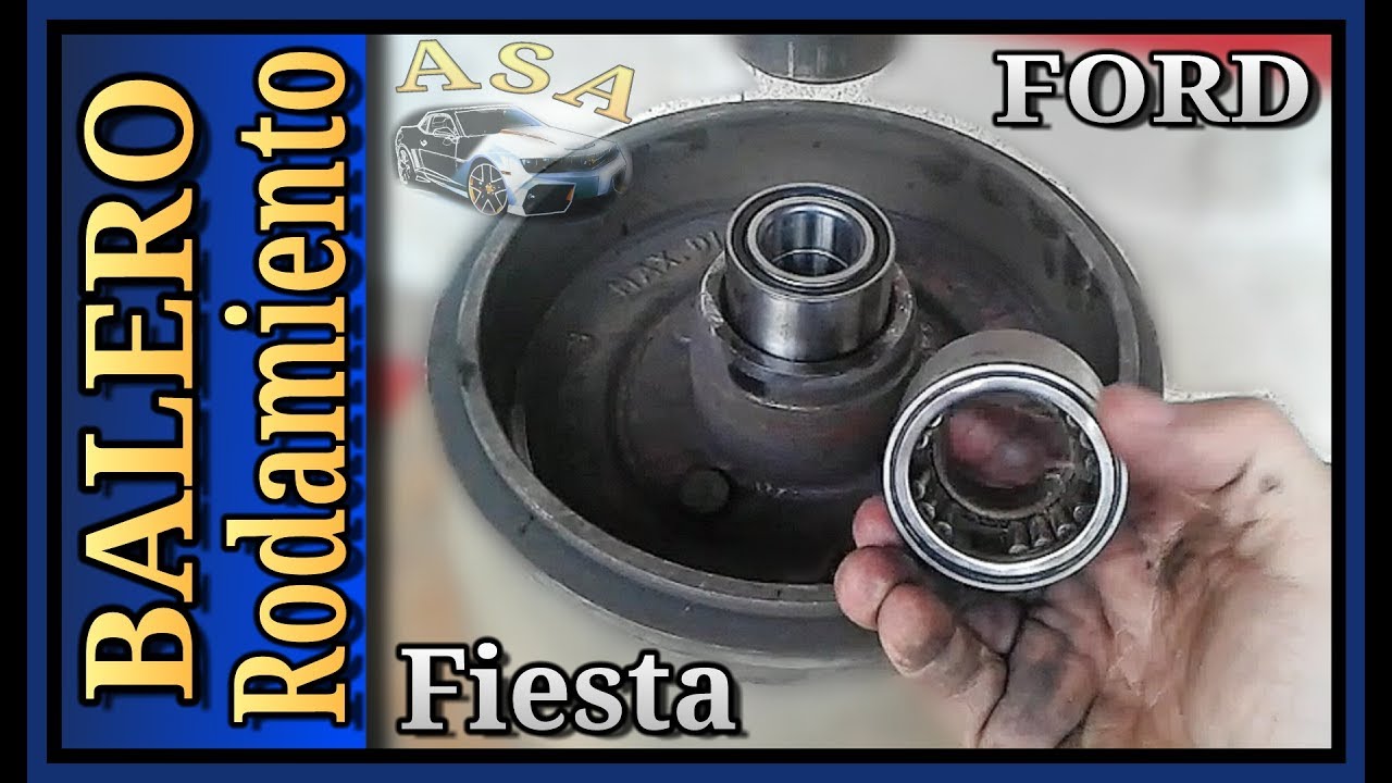 CAMBIO DE BALERO, Ford Fiesta, Focus, Courier, Ecosport, Ikon, Ka, Rodamiento Trasero