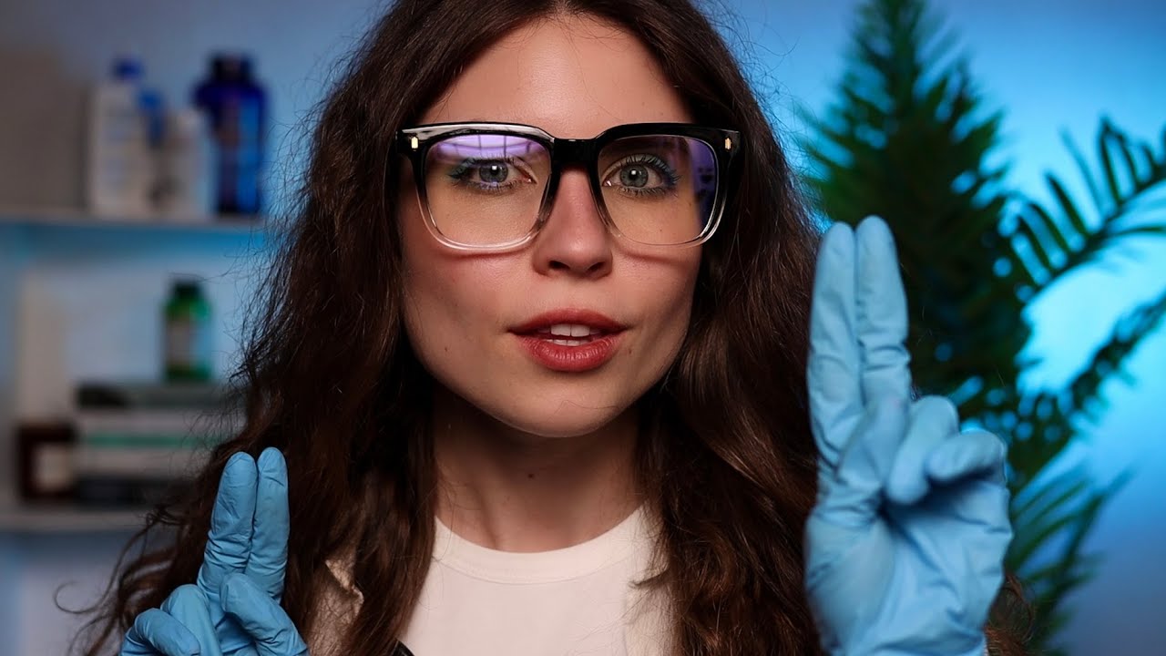 ASMR The Most Detailed CRANIAL NERVE EXAM You've Seen |Medical Roleplay| Ear&Eye Exam, Hearing Test