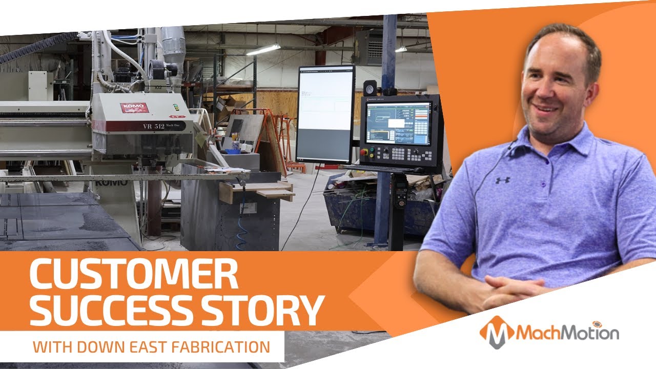Customer Story: KOMO CNC Router Upgraded at Down East Fabrication - MachMotion Controller Retrofit