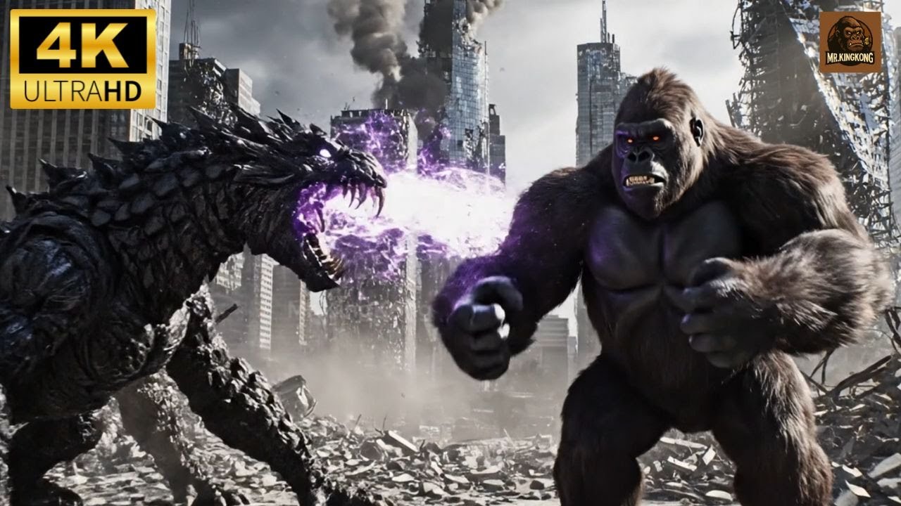 King Kong Battles Prehistoric Dinosaur Monsters To Save The Jungle and Protect Humanity