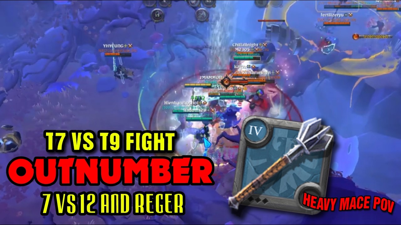 Avalon Albion Online #12 | 7vs12 Full Brawl Comp | Small scale | OUTNUMBER FIGHT | EAST