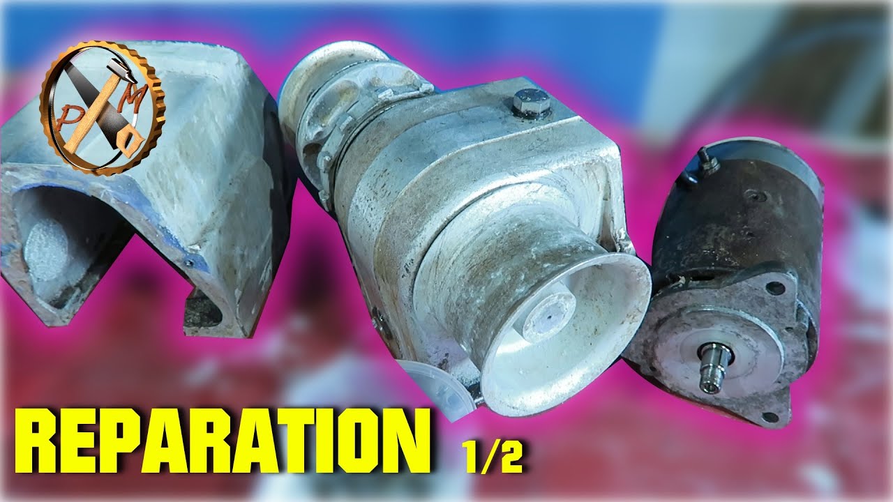 Réparation d'un guindeau électrique - partie 1/2 soudure aluminium MIG - expertise PMbricoleur