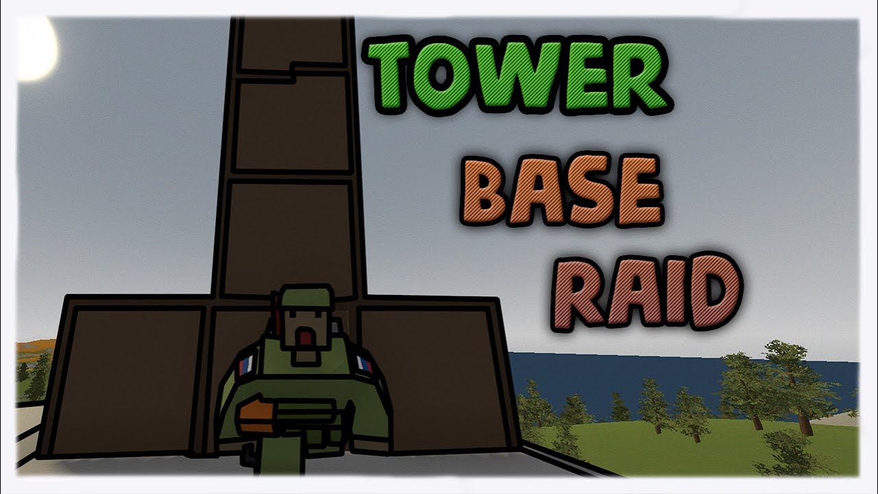 Unturned | Tower Base Raid | Secret Floor Base?!?!?!?!