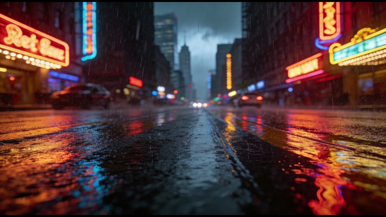 Neon Rain Drive | Multi-Purpose Background Music
