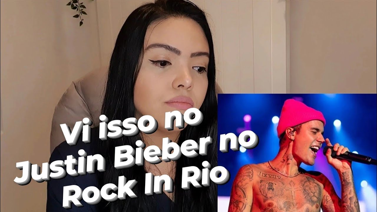 Justin Bieber orando no Rock In Rio