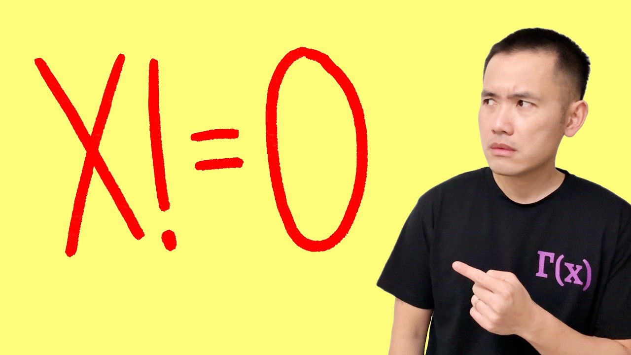 階乘方程式 x!=0 有解嗎?