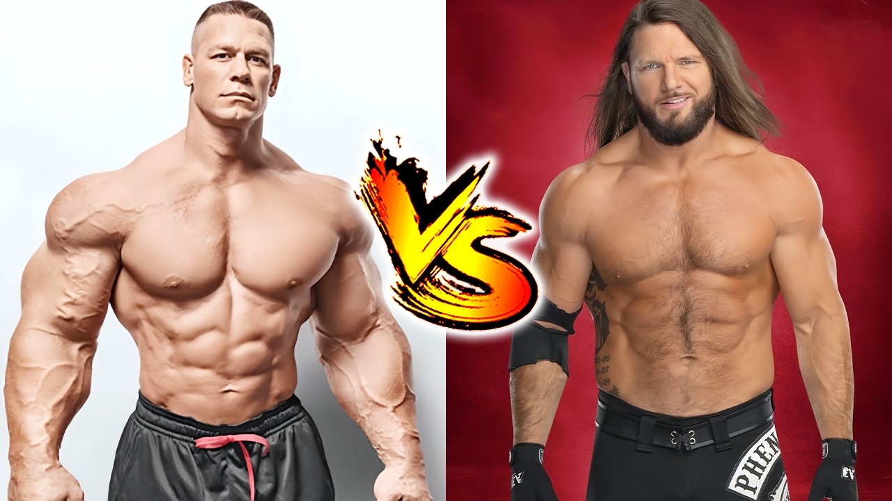 John Cena VS AJ Styles Transformation ★ From Baby To 2026