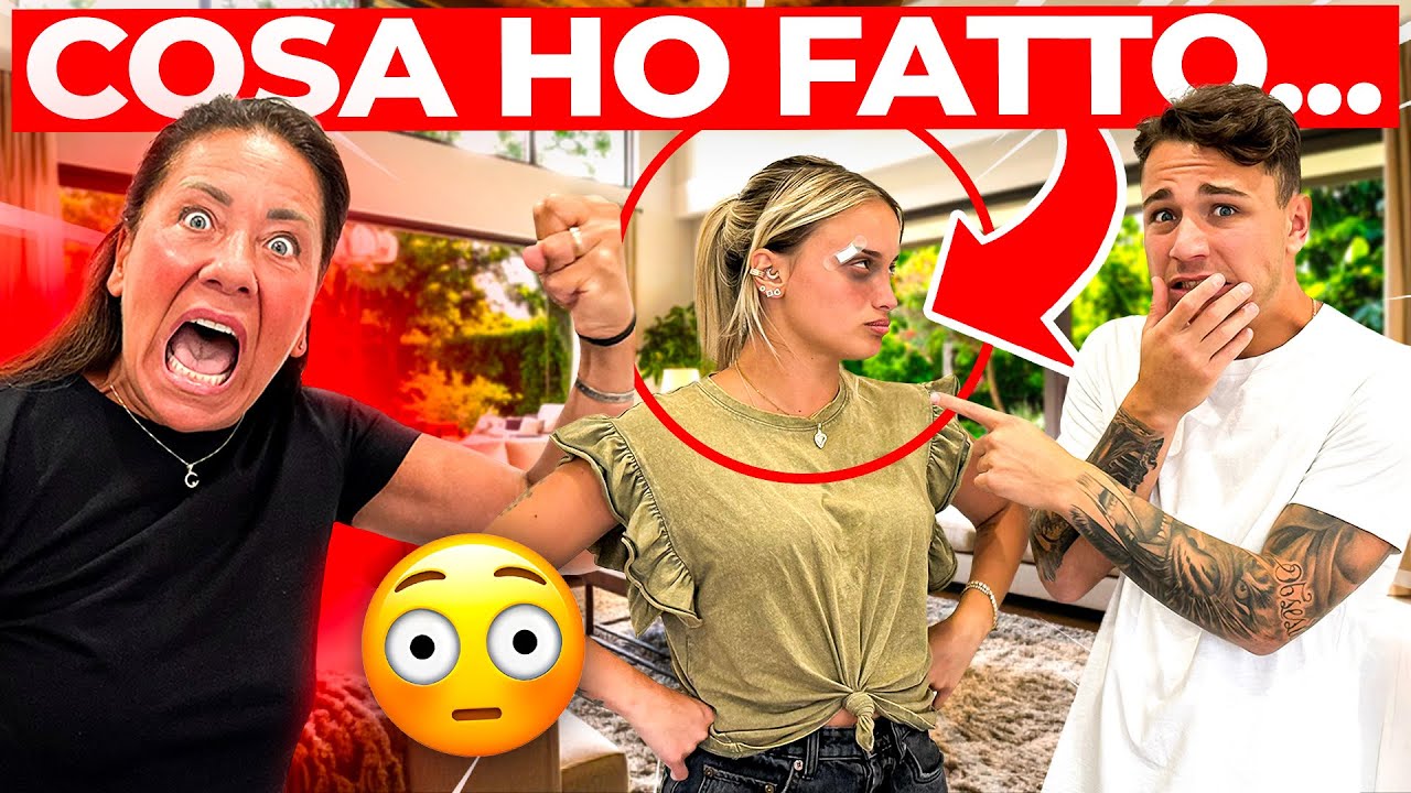 PRANK a mia MAMMA fingo che la mia RAGAZZA avesse l’occhio nero ( SCHERZO EPICO)🤣