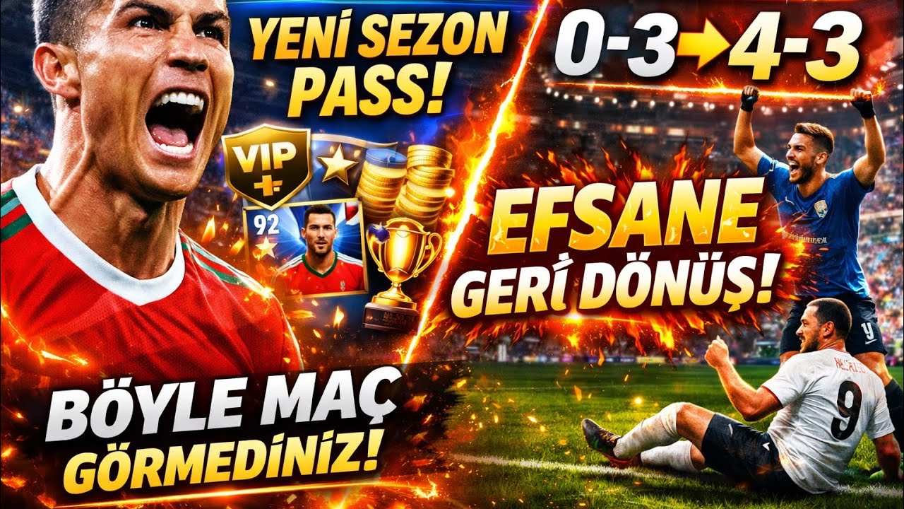 DLS26 YENİ SEZON PASS! 😱 EFSANE GERİ DÖNÜŞ | Böyle Maç Görmediniz!
