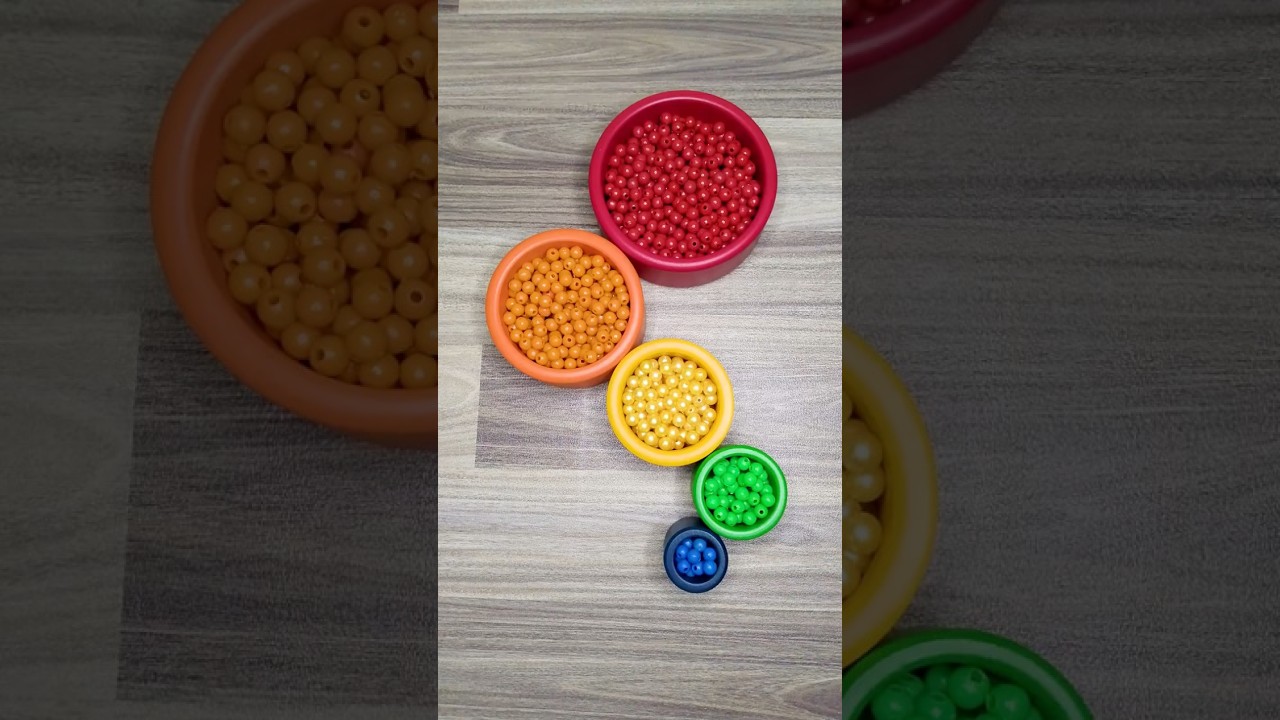 Colorful Beads Sorting Asmr Video #colorful #sortingbeads #asmr