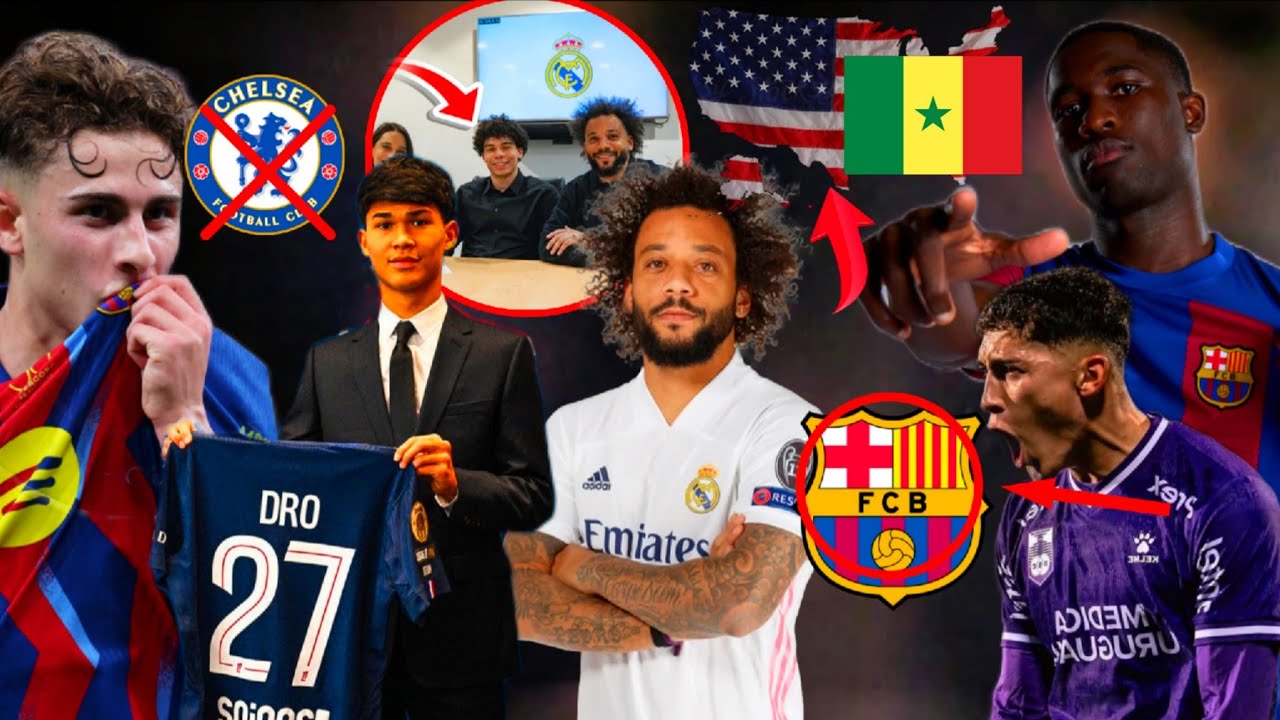 🚨fermin lopez 2031✅️, fils marcelo signe real,fall quitter barca, Dro au PSG 8...,infos mercato 