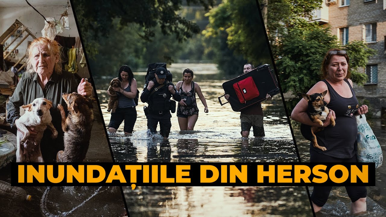 Urmările distrugerii barajului de la Nova Kakhovka (Herson, Ucraina) | zdg.md