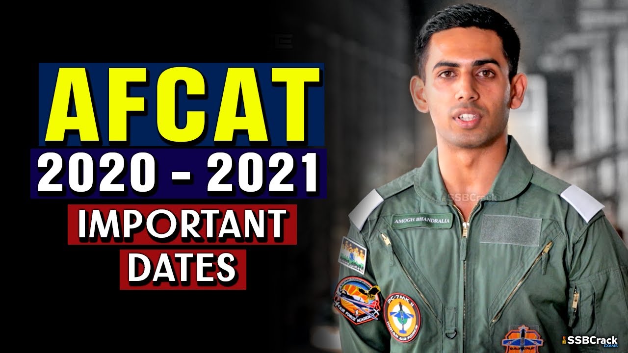 AFCAT Exam Important Dates | AFCAT 2020 | AFCAT 2021