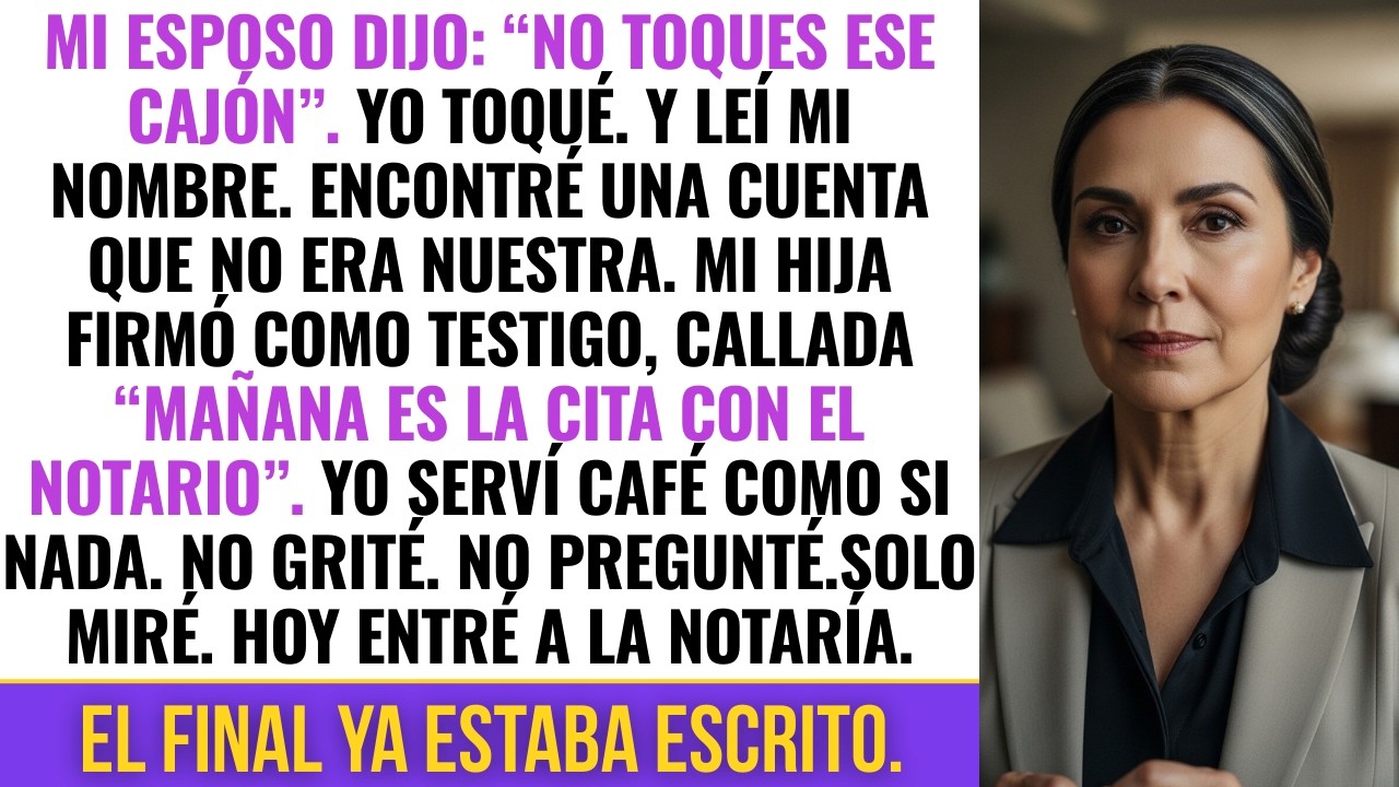 Guardé silencio 41 años… hasta que vi el contrato y entendí qué iban a firmar a escondidas…