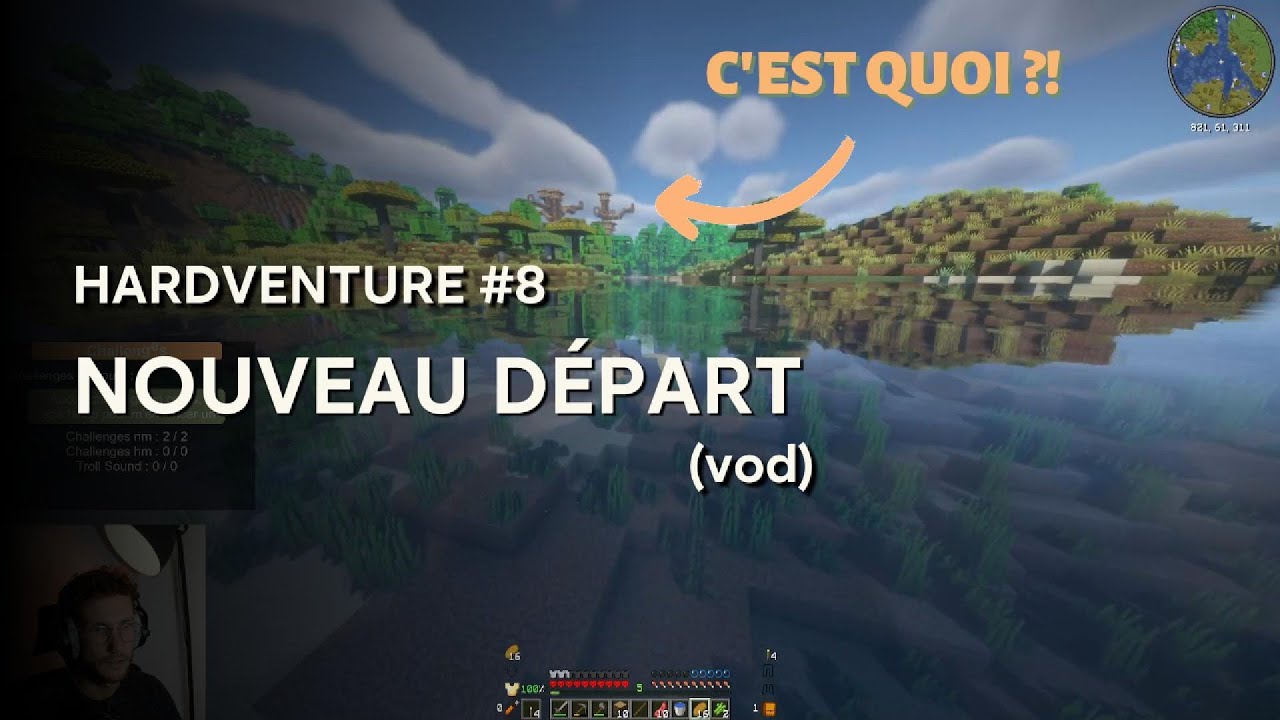 HARDVENTURE #8 - Un Start de fou ! (vod - Minecraft Hardcore)