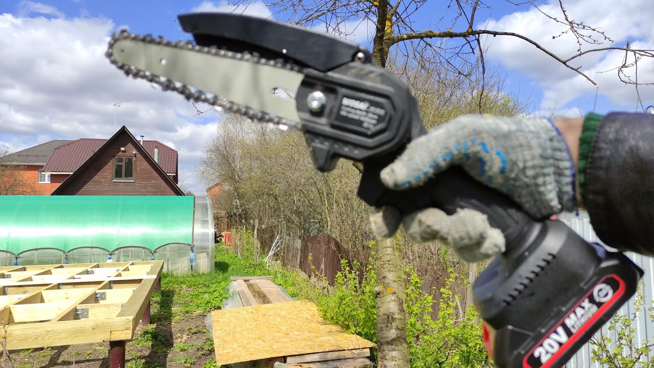 🪚Аккумуляторная цепная пила WOSAI 20V MT Cordless chain saw #wosai #vvosai