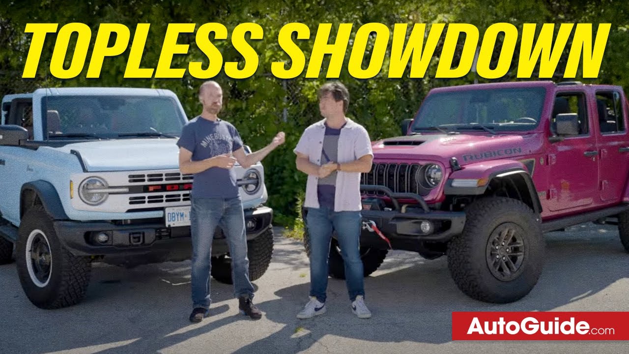 Jeep Wrangler vs Ford Bronco: Roofless Comparison