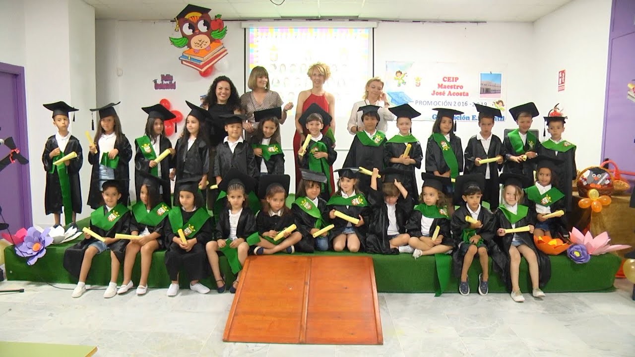 Graduación de Infantil en el colegio José Acosta