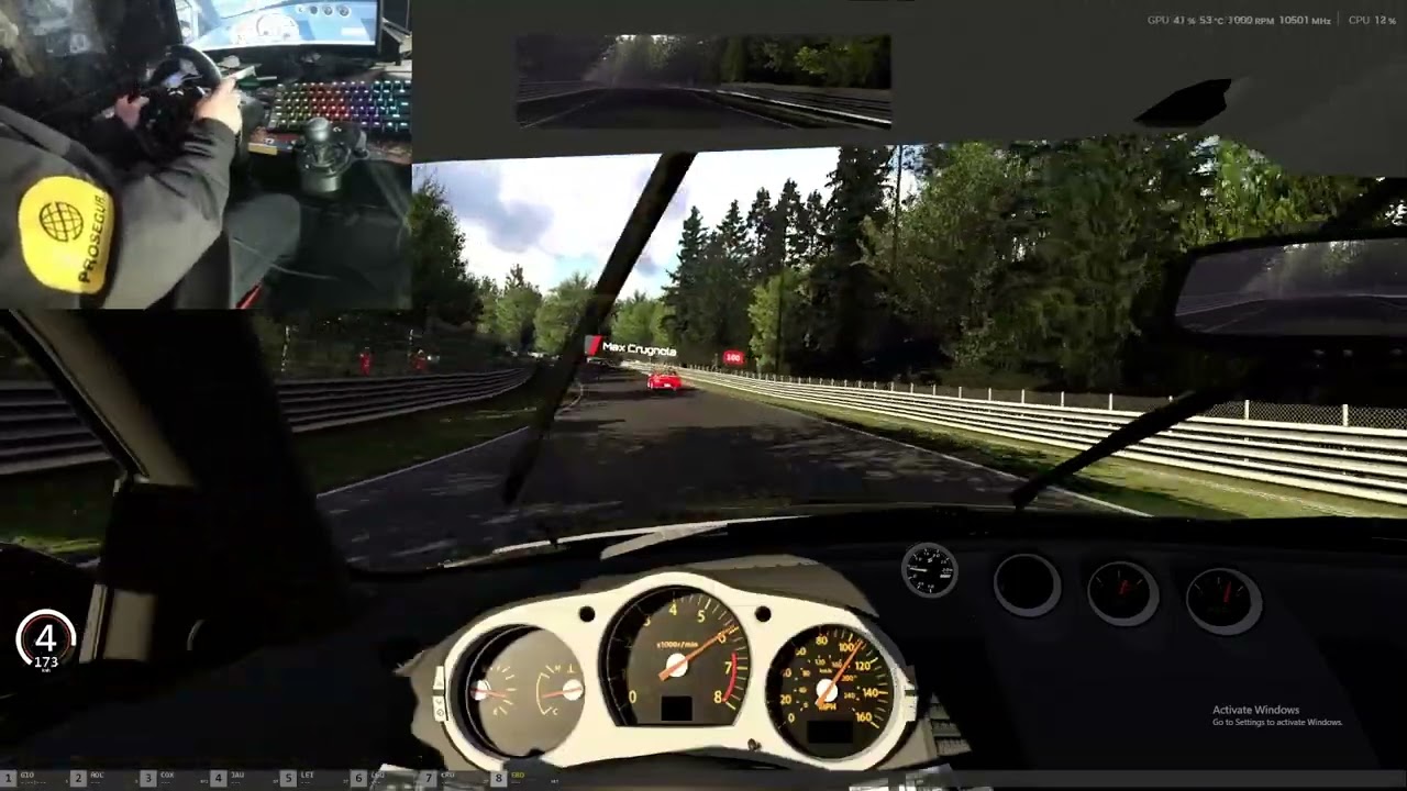 Assetto Corsa, Nordschleife, Nürburgring, Nissan 350Z Turbo '06 436HP   620NM
