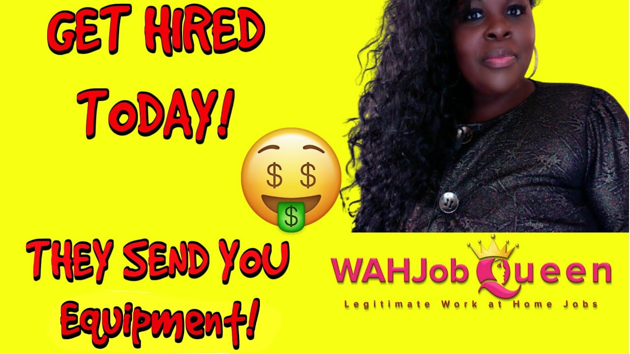 **REAL WORK AT HOME JOB** THEY SEND YOU EQUIPMENT + NO EXPERIENCE Required!!!