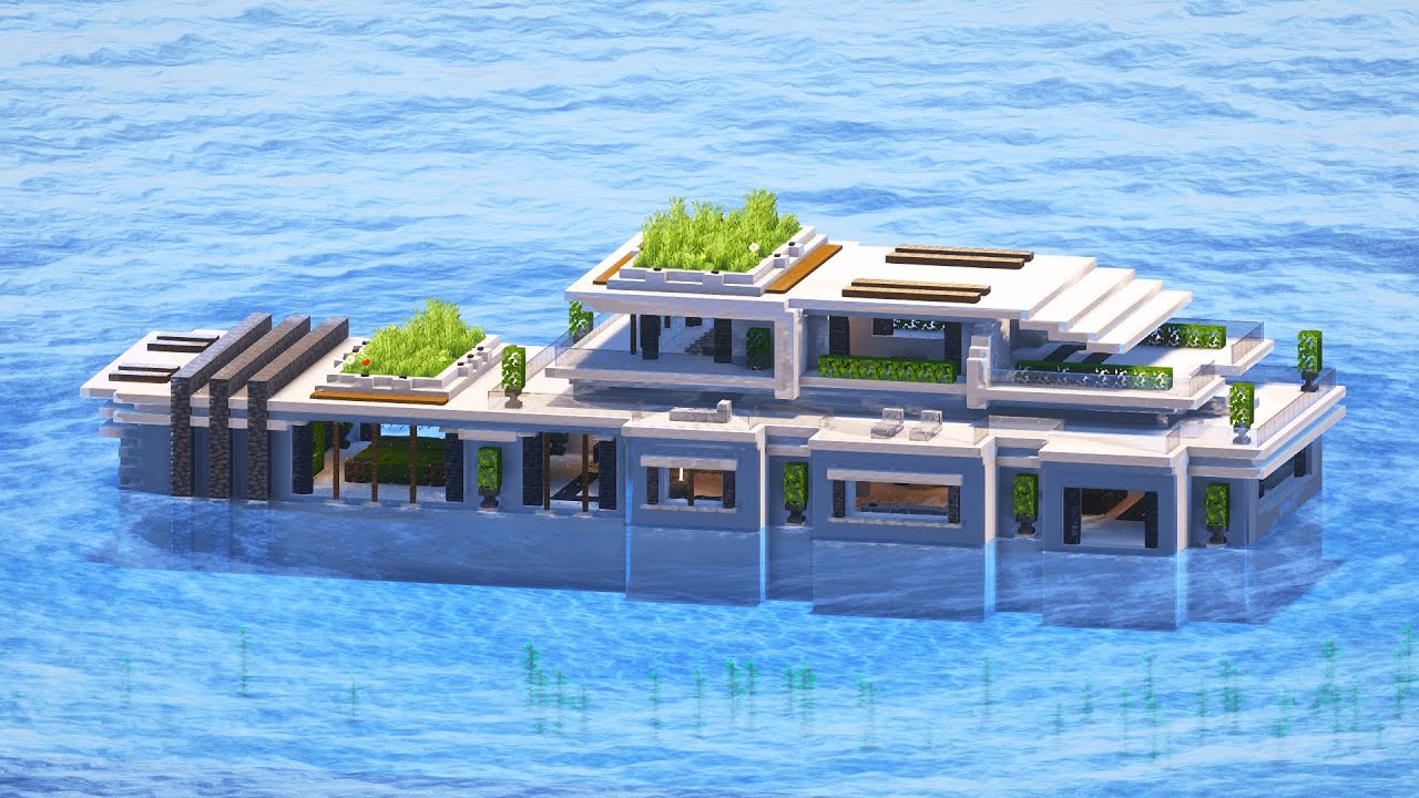 Minecraft TUTORIAL | Modern House #2 (Easy To Follow)