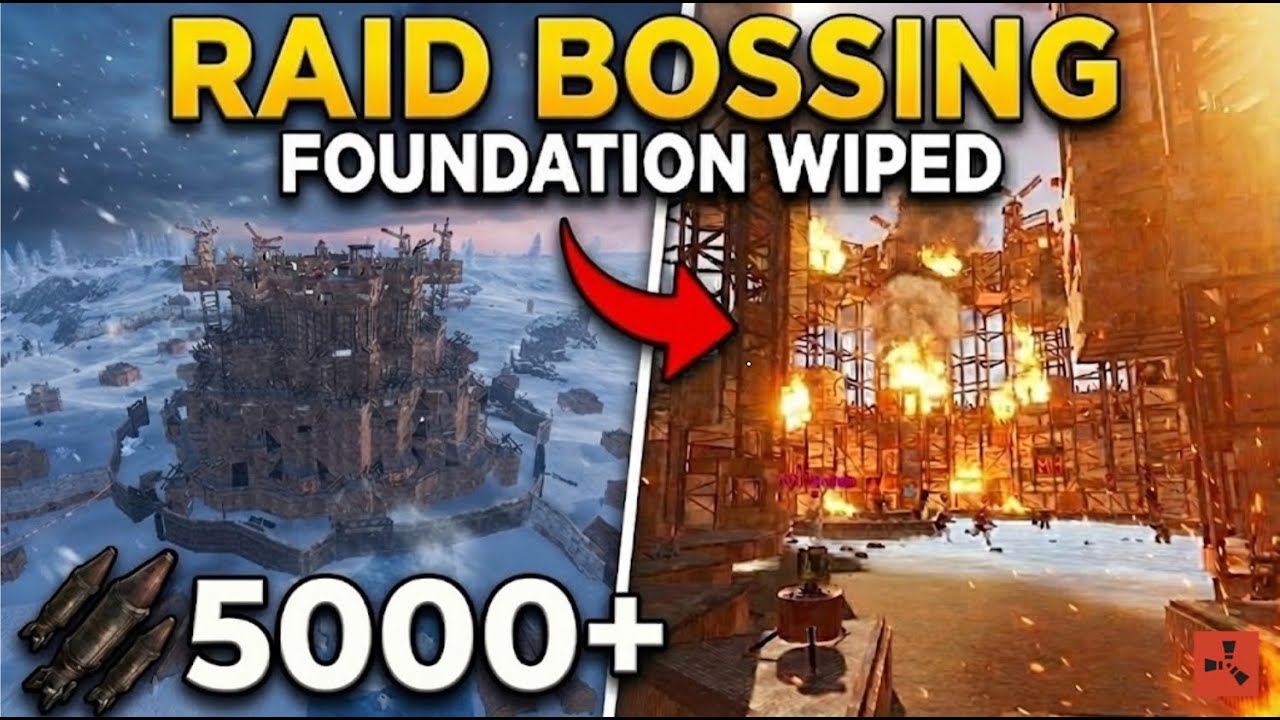 We did a 2000 ROCKET REVENGE RAID on an OFFLINING ZERG (RUST MOVIE)