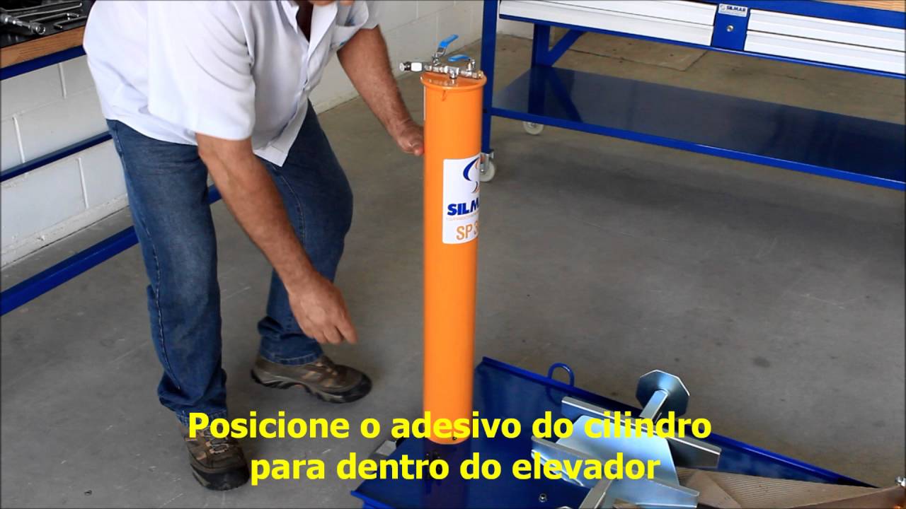 Montagem do Elevador Pneumático Silmar