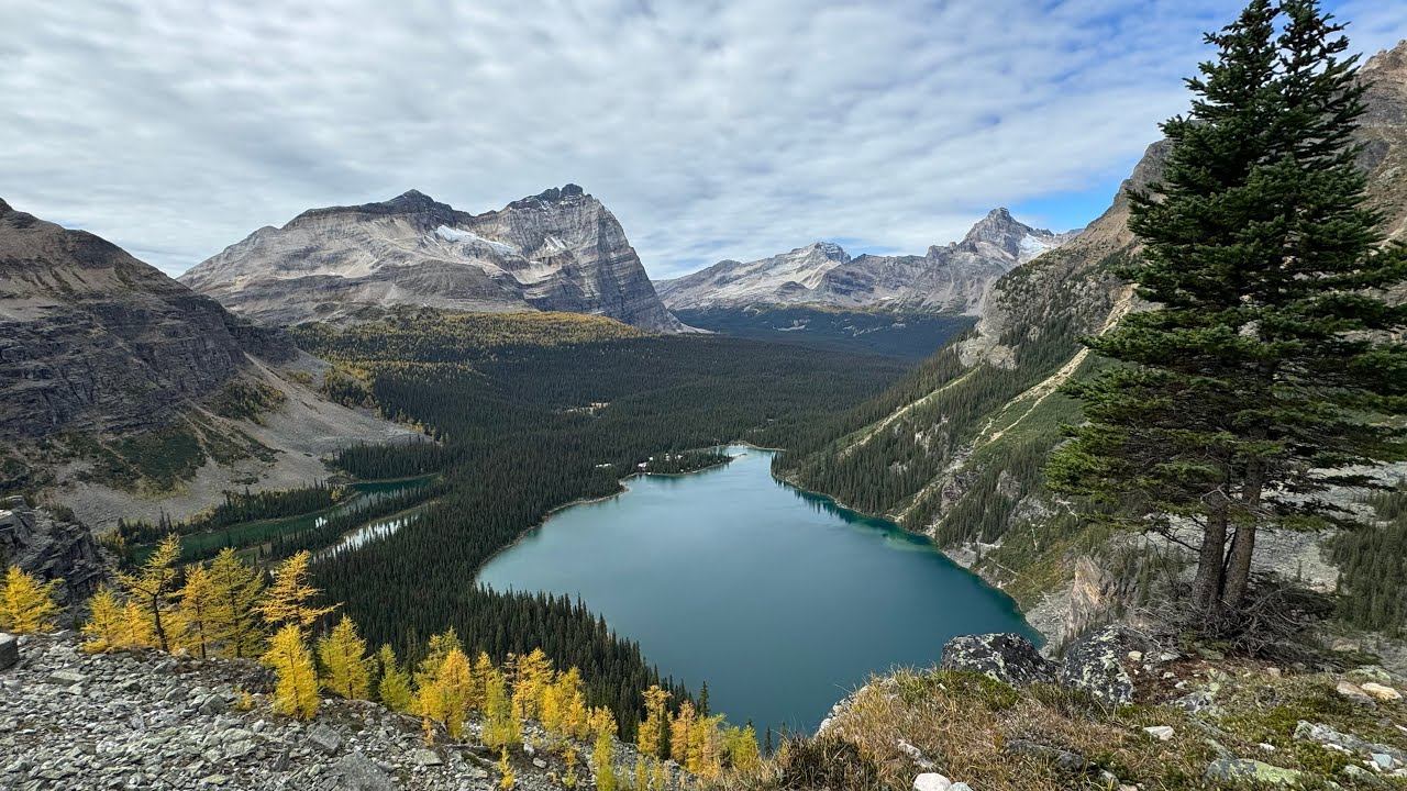 Lake O&rsquo;Hara: Wiwaxy Gap, Huber Ledges, Lake Oesa  to Yukness  Ledges 🇨🇦