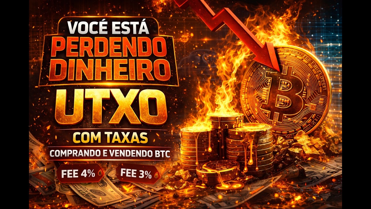 A VERDADE SOBRE UTXO: COMO VOCÊ PERDE DINHEIRO COM TAXAS NO BTC