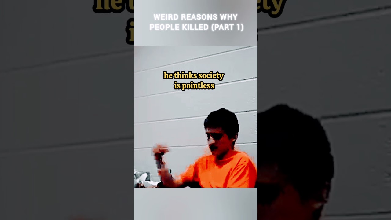 He killed his family because of this reason