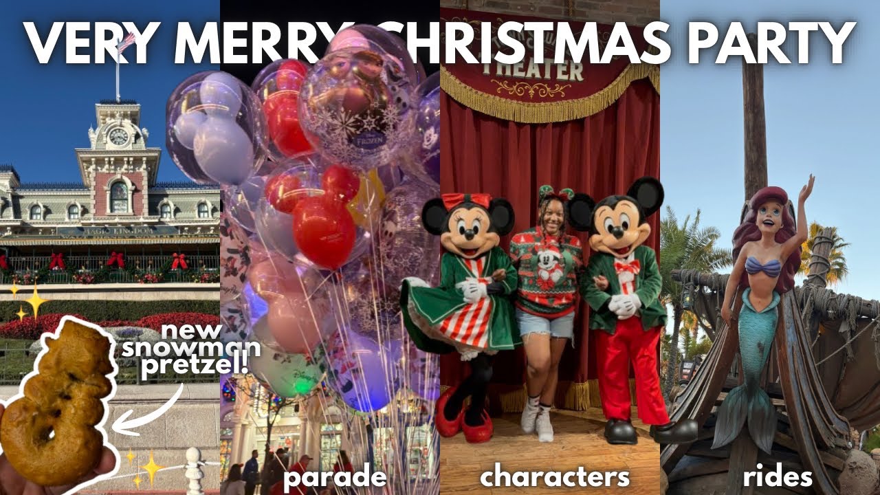 Mickey’s Very Merry Christmas Party🎄✨| Snoap, Characters & Parade | Miss Mariah