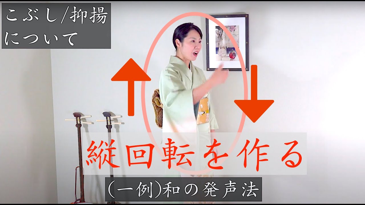 「こぶし」作り方/抑揚の作り方/日本人に会った和の発声法®️/ビブラートではない