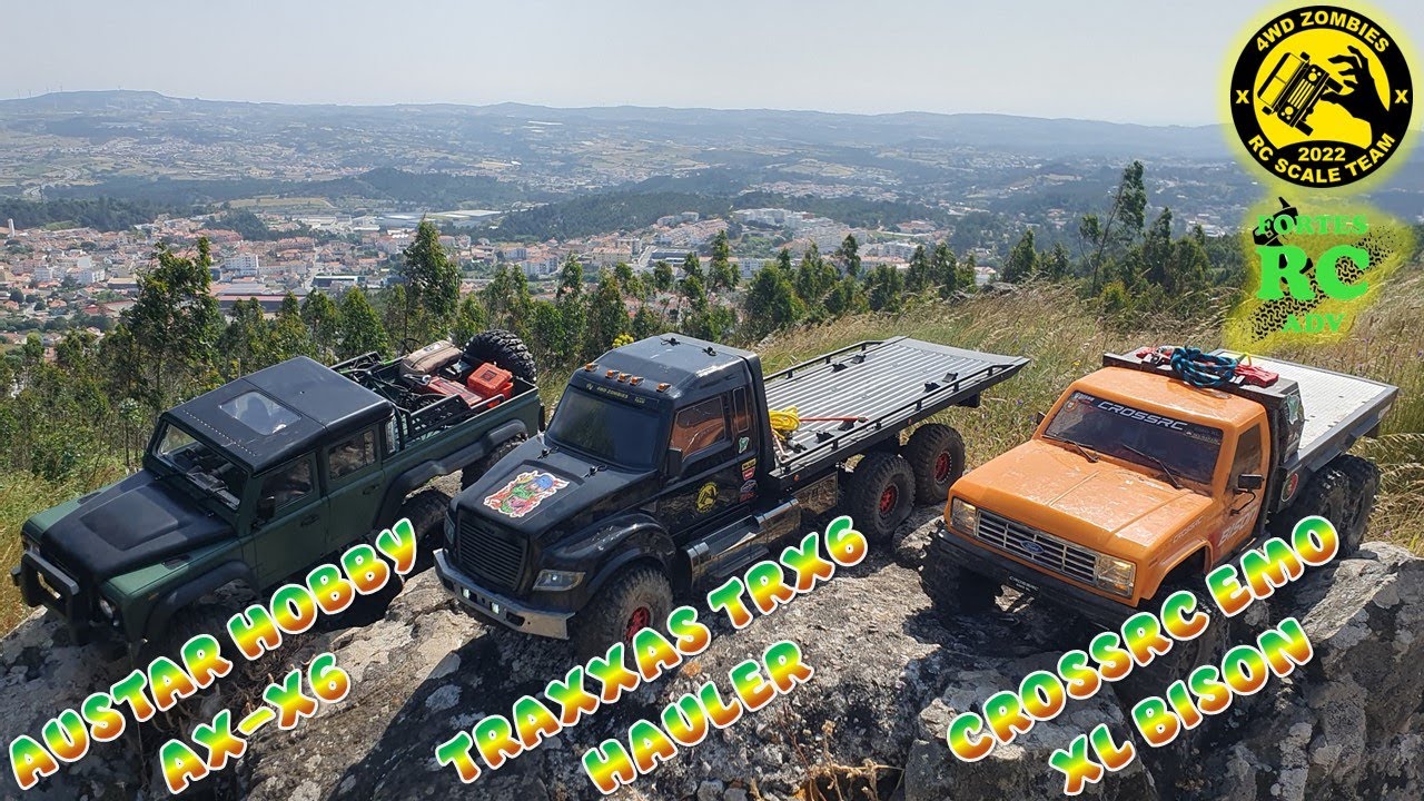 4WD ZOMBIES - Traxxas TRX6 Hauler, Austar AX X6, CrossRC Bison