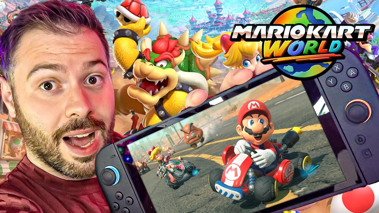 4 PREMIERES HEURES DE JEU SUR MARIO KART WORLD