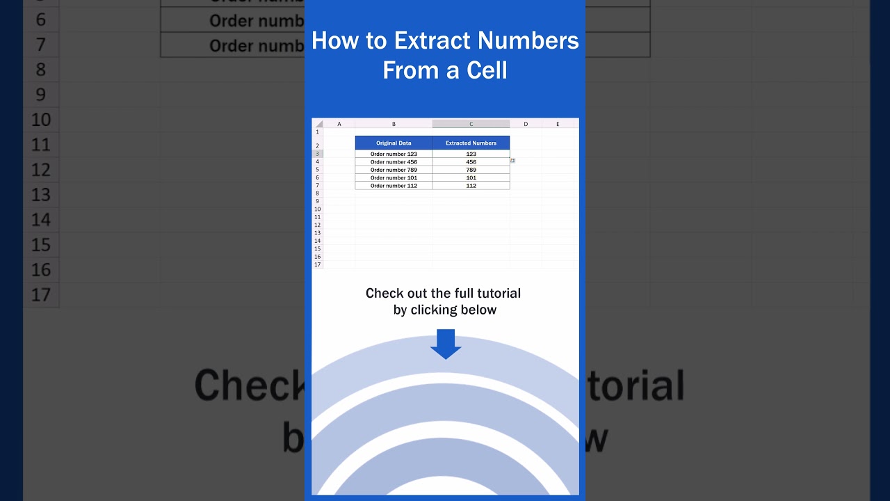 How to Extract Numbers From a Cell in Excel