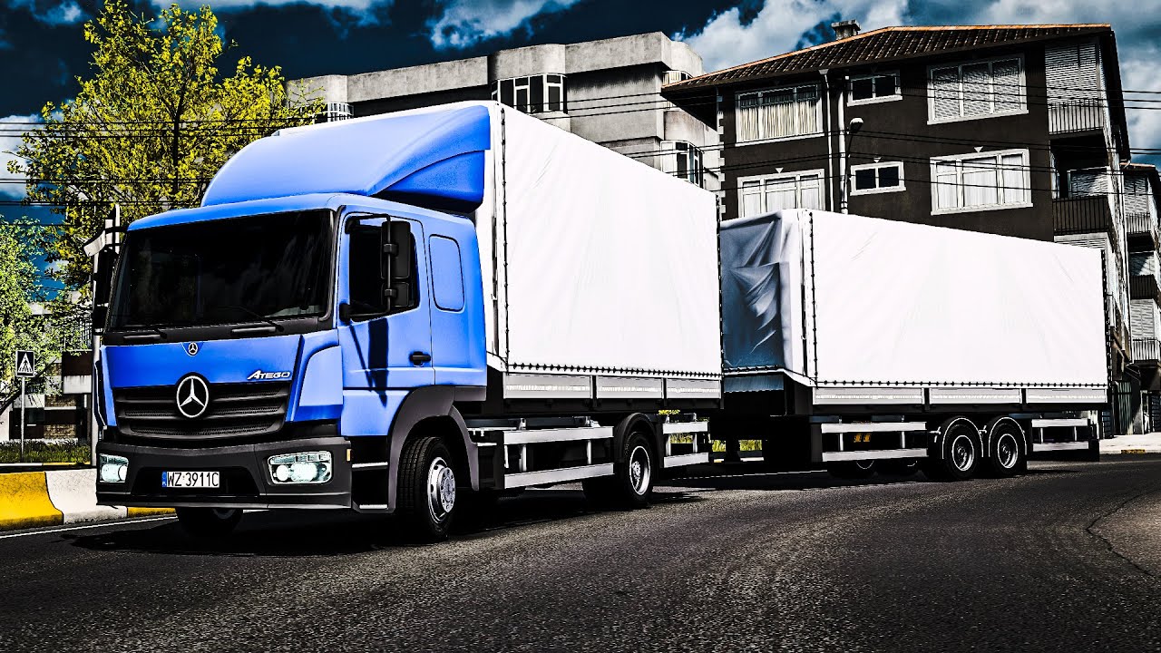 ETS2 1.53 | Mercedes-Benz (Atego) Best Realistic Truck Mods - Euro Truck Simulator 2