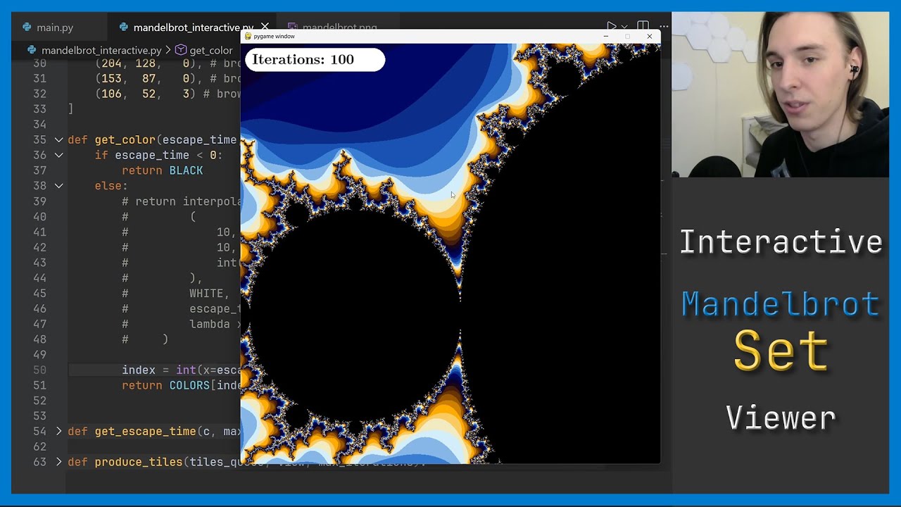 Making an Interactive Mandlebrot Viewer in Python | Mandelbrot Part 3